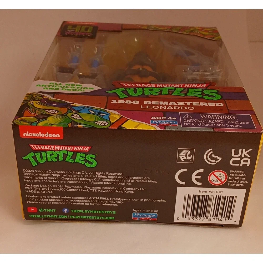 Leonardo-TMNT 1988 Remastered Teenage‎ Mutant Ninja Turtles New Release-IN HAND